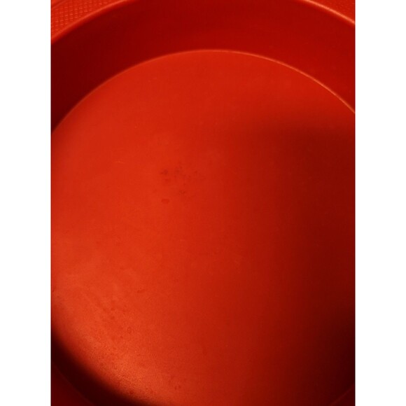 Set of 2 Red KitchenAid Silicone Cake Pans 9 Inch Round Very Nice - Picture 4 of 5